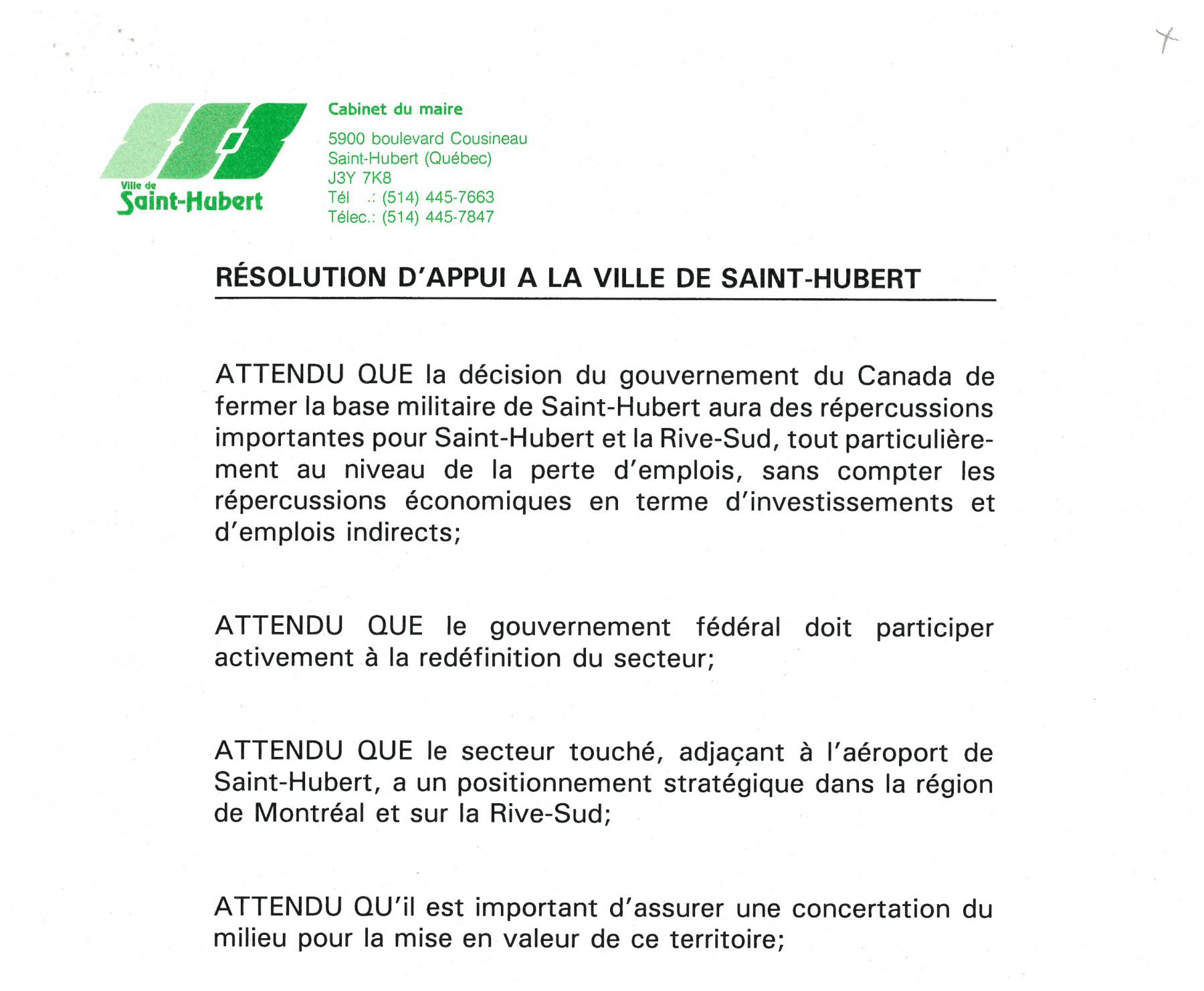 Redéveloppement et relance du site de la base militaire