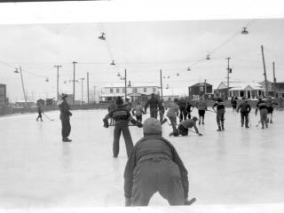 Joute de hockey à la ville de Jacques-Cartier