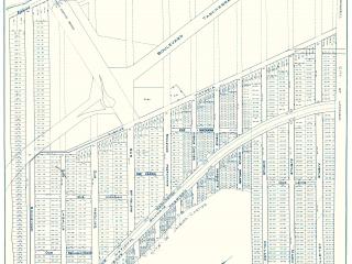 Plan du territoire de Montréal-Sud en 1953