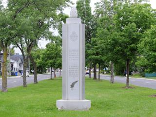 Monument de Dieppe au Parc du souvenir