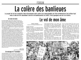 Lettres aux journaux